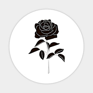 Dark Rose Magnet